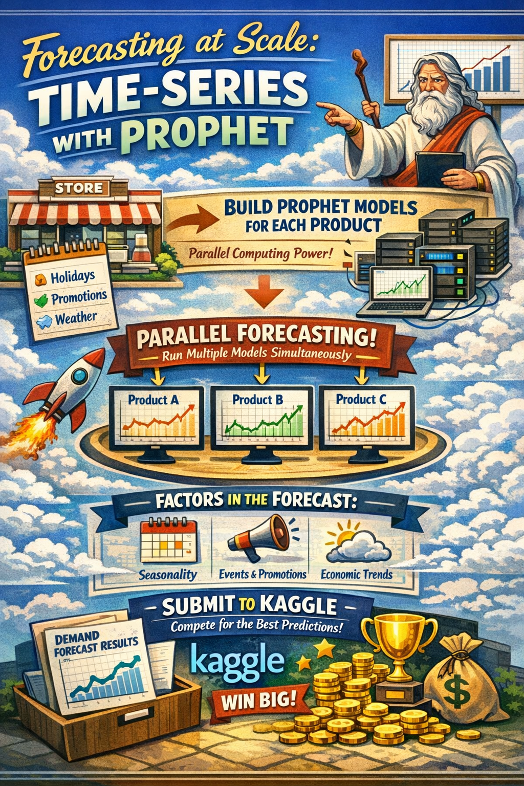 Time-Series Forecasting w/ Prophet